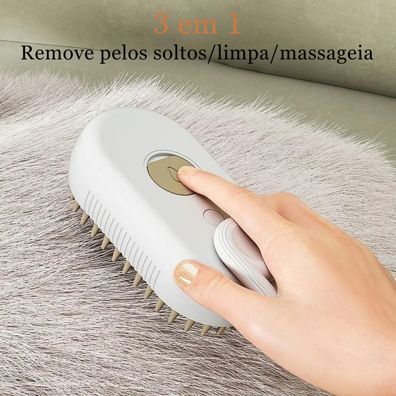 Escova a Vapor Para Pet - Pelo Clean