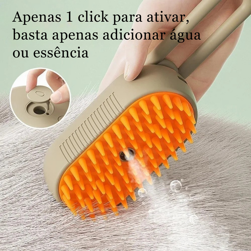 Escova a Vapor Para Pet - Pelo Clean