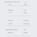 Power Clean - Aspirador Compacto Portátil