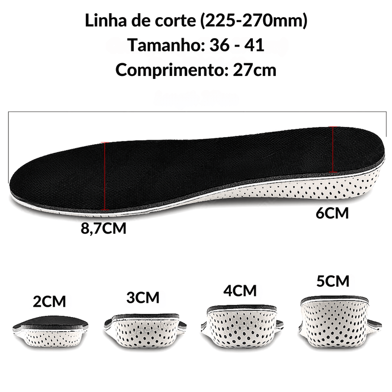 Palmilha Invisível - MaxAltura