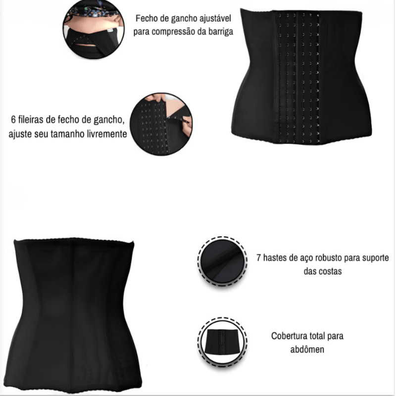 Cinta Modeladora de Compressão - Body Slim Shaper