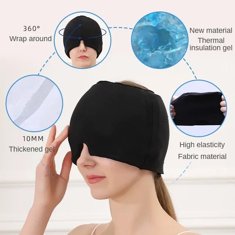 Touca Fria 360° para Enxaqueca