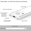 Luz Noturna SenseLight - LED Sem Fio com Sensor de Movimento